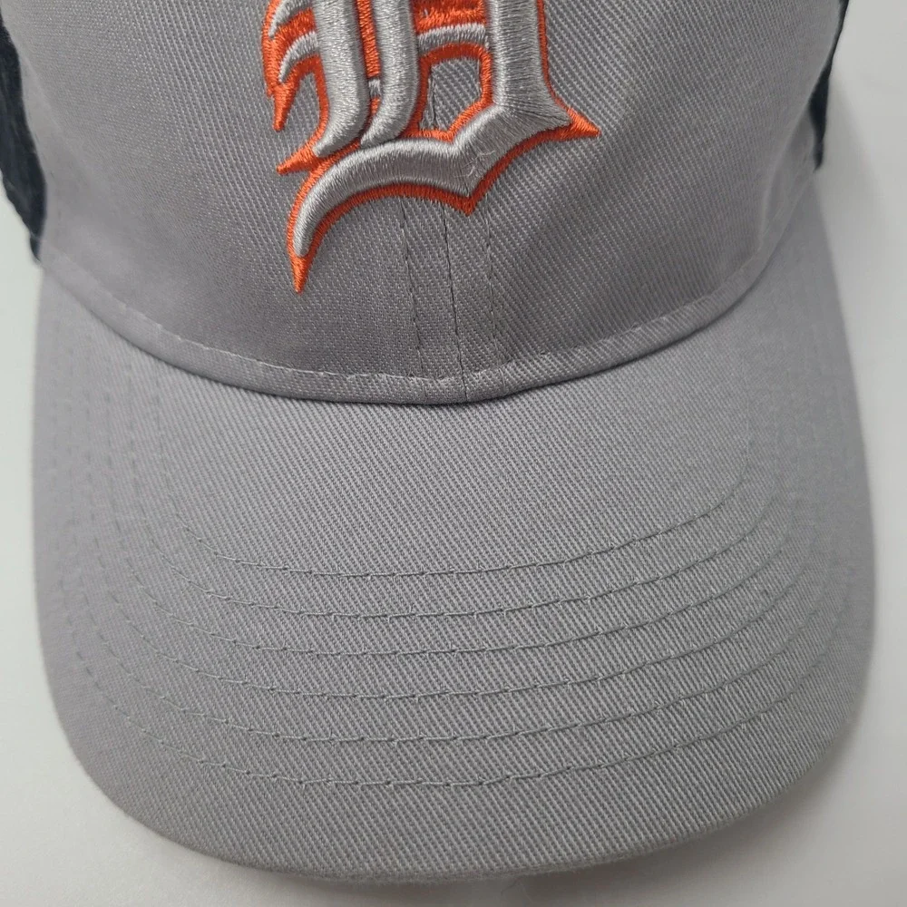 Toddler-Child Detroit Tigers Hat Fitted Mesh New Era 39Thirty Gray Orange MLB